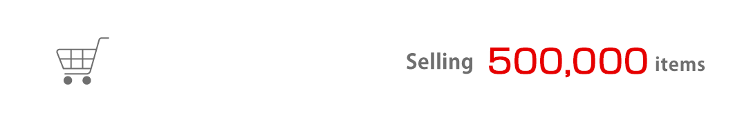 Selling 400,000 items