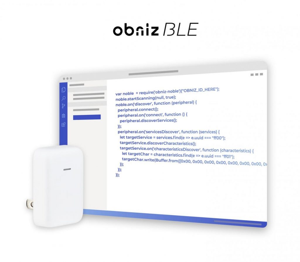多彩なセンサーデータをクラウドでかんたん管理できる「obniz BLEゲートウェイ」を発売