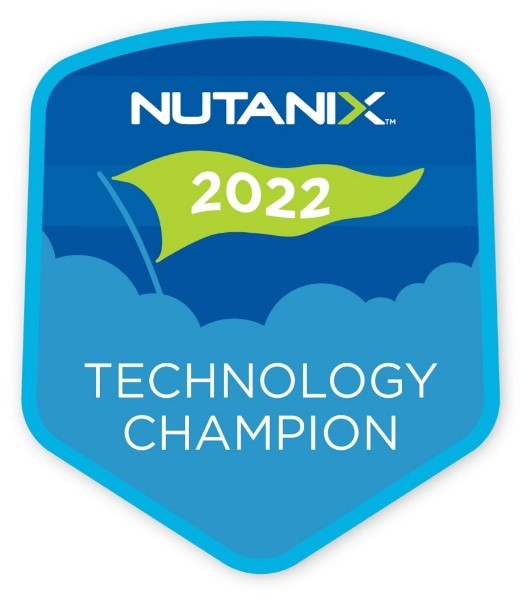 「Nutanix Technology Champions 2022」プログラムにおいて、国内唯一の受賞