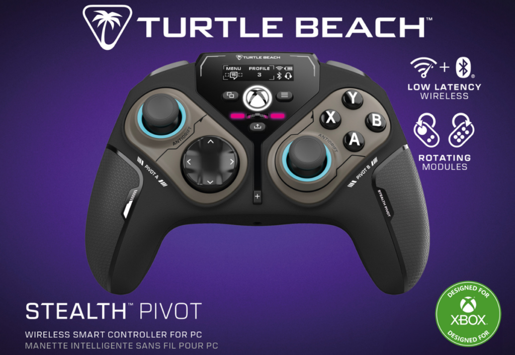 回転式モジュールを搭載し、幅広いジャンルに対応するTurtle Beachのワイヤレスコントローラー「Stealth Pivot」を販売開始