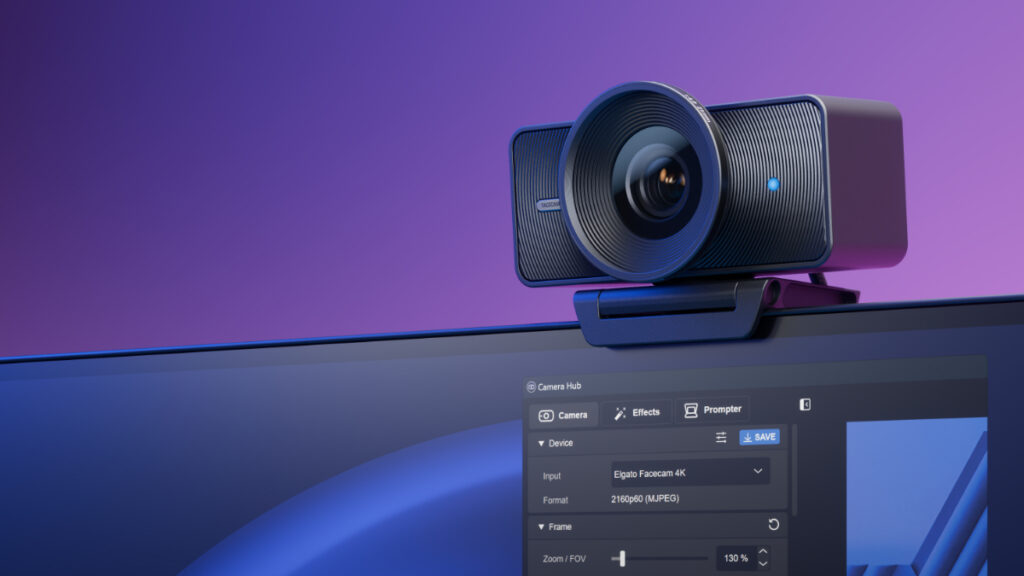 滑らかで美しい4K画質に対応したElgatoの高性能Webカメラ「Facecam 4K」の販売を開始